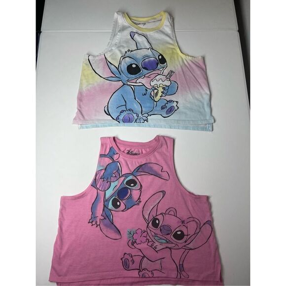 Set 2 Kids Disney Tanc tops Size XL (14-16) - Picture 1 of 14